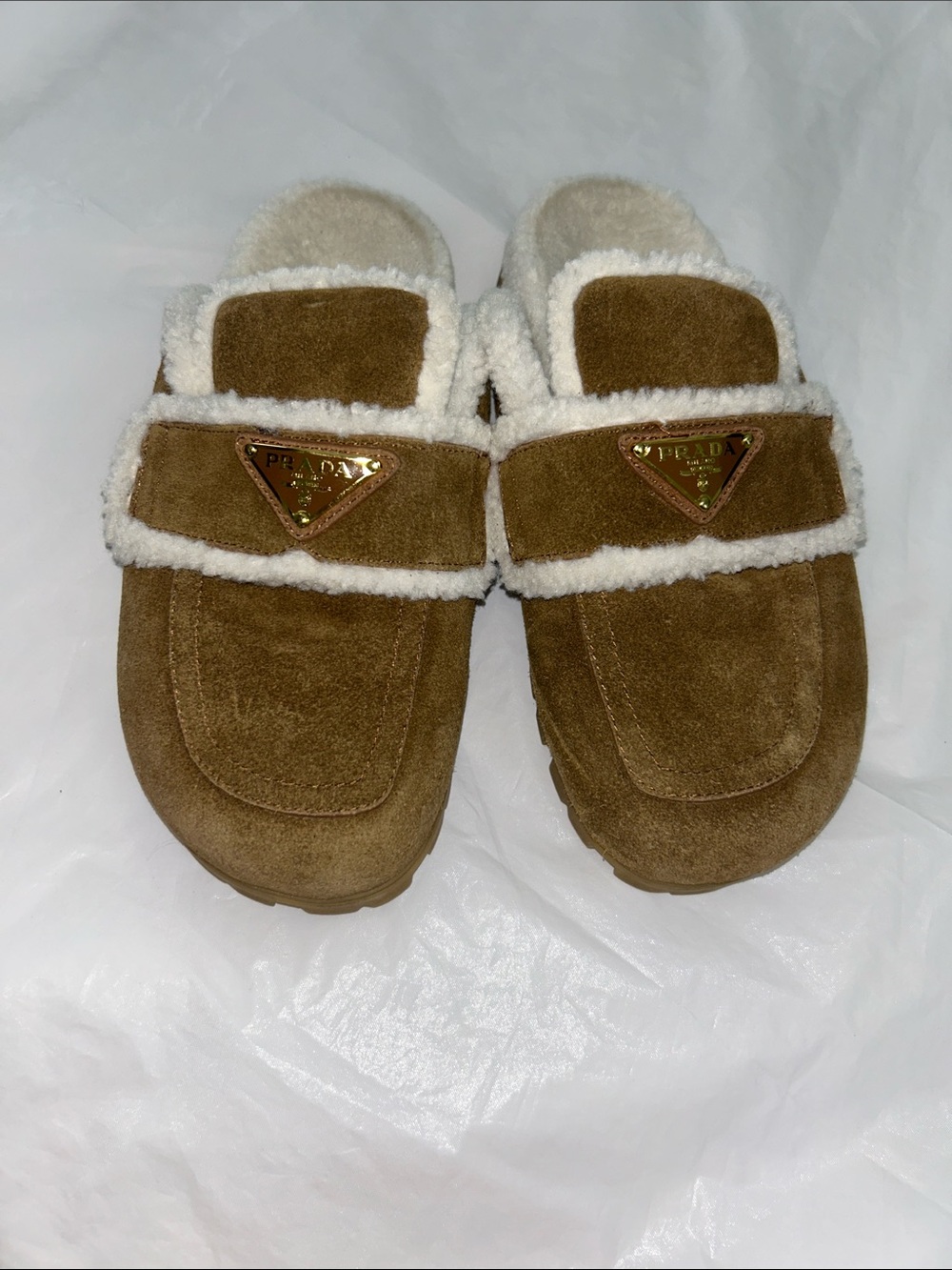 Prada Genuine Shearling Mule - Picture 3 of 8
